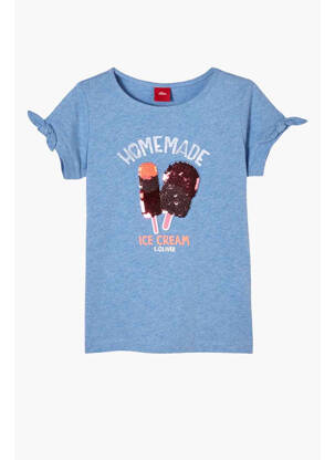 T-shirt bleu S.OLIVER pour fille