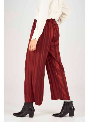 Pantalon flare rouge FRANSA femme