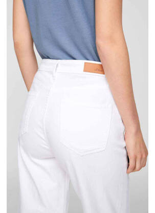 Jeans coupe large blanc S.OLIVER femme