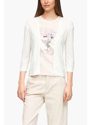 Gilet manches longues beige S.OLIVER femme