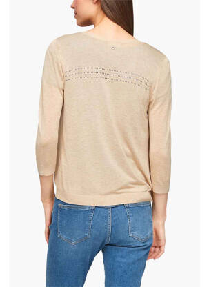 Gilet manches longues beige S.OLIVER femme