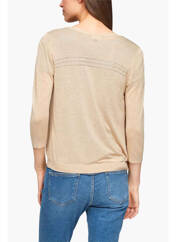 Gilet manches longues beige S.OLIVER pour femme seconde vue
