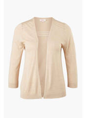 Gilet manches longues beige S.OLIVER pour femme seconde vue