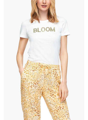 T-shirt blanc S.OLIVER pour femme