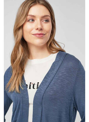 Gilet manches longues bleu S.OLIVER femme