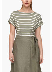 T-shirt vert S.OLIVER pour femme seconde vue