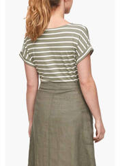 T-shirt vert S.OLIVER pour femme seconde vue