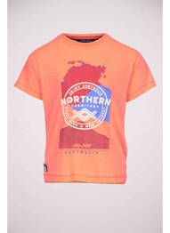 T-shirt orange J&JOY garçon