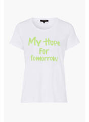 T-shirt blanc MORE & MORE pour femme seconde vue