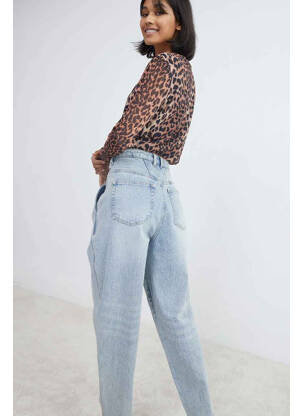 Jean coupe mom bleu CATWALK JUNKIE. femme