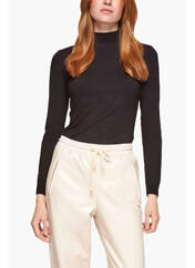 T-shirt noir S.OLIVER pour femme seconde vue