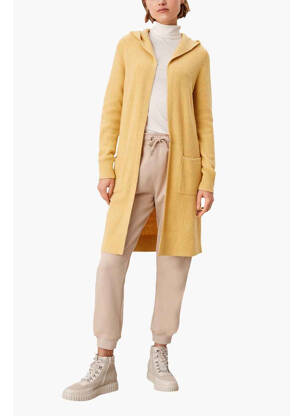Gilet manches longues jaune S.OLIVER femme