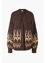Gilet manches longues marron S.OLIVER pour femme seconde vue