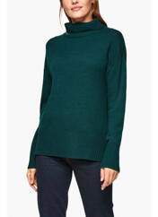 Pull col roulé vert S.OLIVER pour femme seconde vue