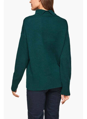 Pull col roulé vert S.OLIVER femme
