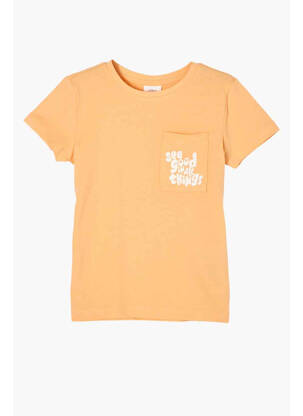 T-shirt orange S.OLIVER pour fille