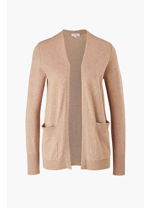 Gilet manches longues beige S.OLIVER femme