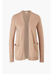 Gilet manches longues beige S.OLIVER pour femme seconde vue