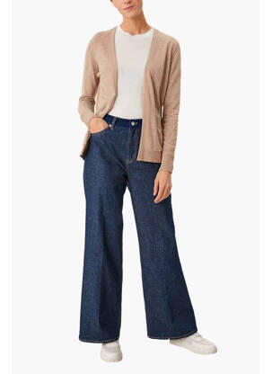 Gilet manches longues beige S.OLIVER femme