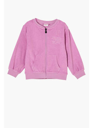 Gilet manches longues rose S.OLIVER fille