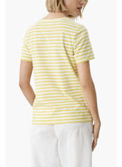 T-shirt jaune S.OLIVER pour femme seconde vue