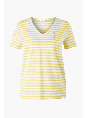 T-shirt jaune S.OLIVER femme