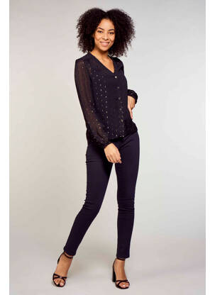 Blouse noir MORGAN femme