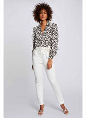 Pantalon chino blanc MORGAN pour femme seconde vue