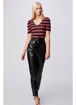 Pantalon slim noir MORGAN femme