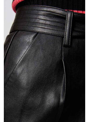 Pantalon slim noir MORGAN femme
