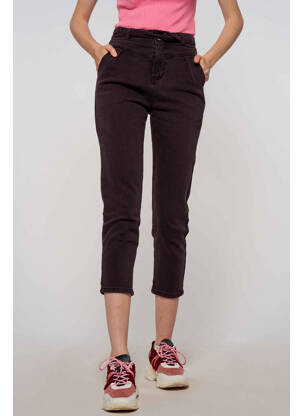 Jeans boyfriend gris MORGAN femme