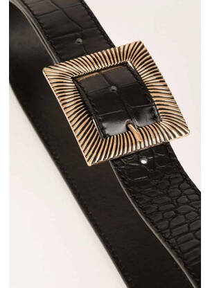 Ceinture noir MORGAN femme
