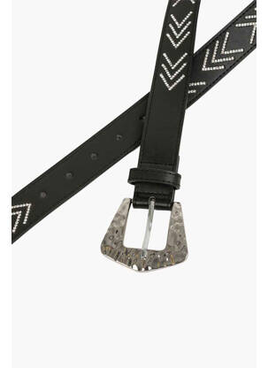 Ceinture noir MORGAN femme