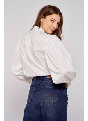Chemisier blanc MORGAN femme