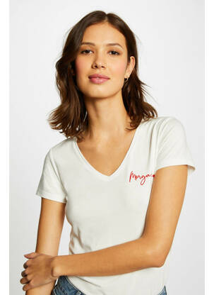 Top blanc MORGAN pour femme