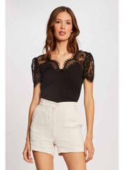 T-shirt noir MORGAN pour femme seconde vue