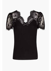 T-shirt noir MORGAN pour femme seconde vue