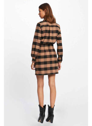 Jupe courte marron MORGAN femme