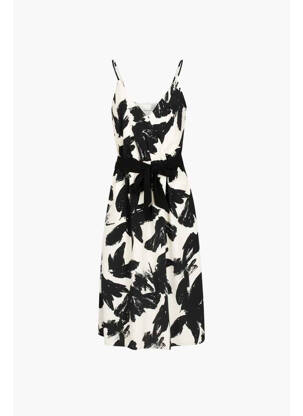 Robe mi-longue blanc MORGAN femme