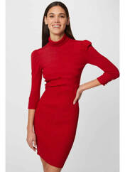 Robe courte rouge MORGAN pour femme seconde vue
