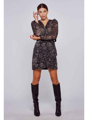 Robe longue noir MORGAN femme