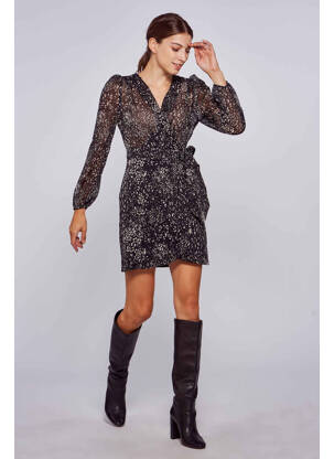 Robe longue noir MORGAN femme