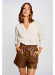 Short marron MORGAN femme