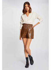 Short marron MORGAN pour femme seconde vue