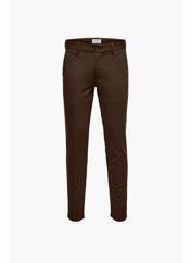 Pantalon chino noir ONLY&SONS pour homme seconde vue