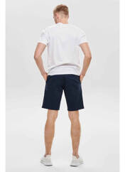 Short bleu ONLY&SONS pour homme seconde vue