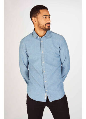 Chemise manches longues bleu ONLY&SONS pour homme