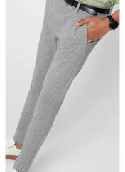 Pantalon chino gris ONLY&SONS pour homme seconde vue