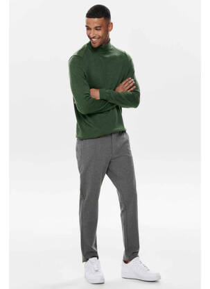 Pantalon chino gris ONLY&SONS homme