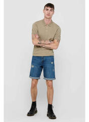 Short bleu ONLY&SONS pour homme seconde vue